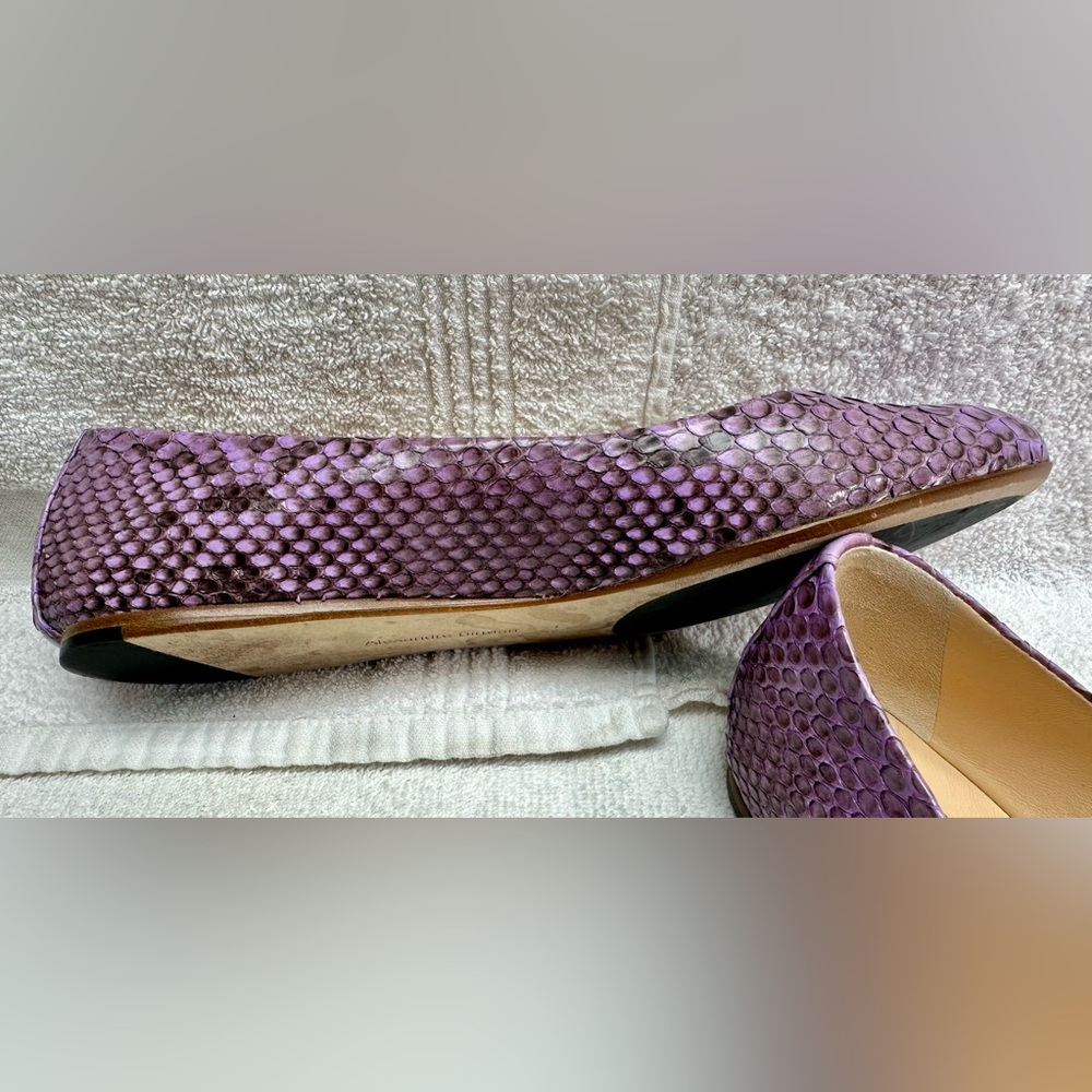 Alexandre Birman Genuine Python Ballet Flats - Picture 8 of 15